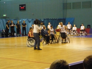 Presentations at the end of the match
