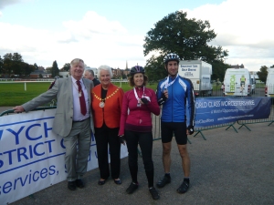 Me and John with Wychavon's own Fiona Narburgh and Mark Williams