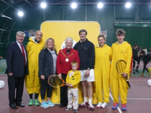 Helping to raise funds for CIN at Pershore Tennis Centre